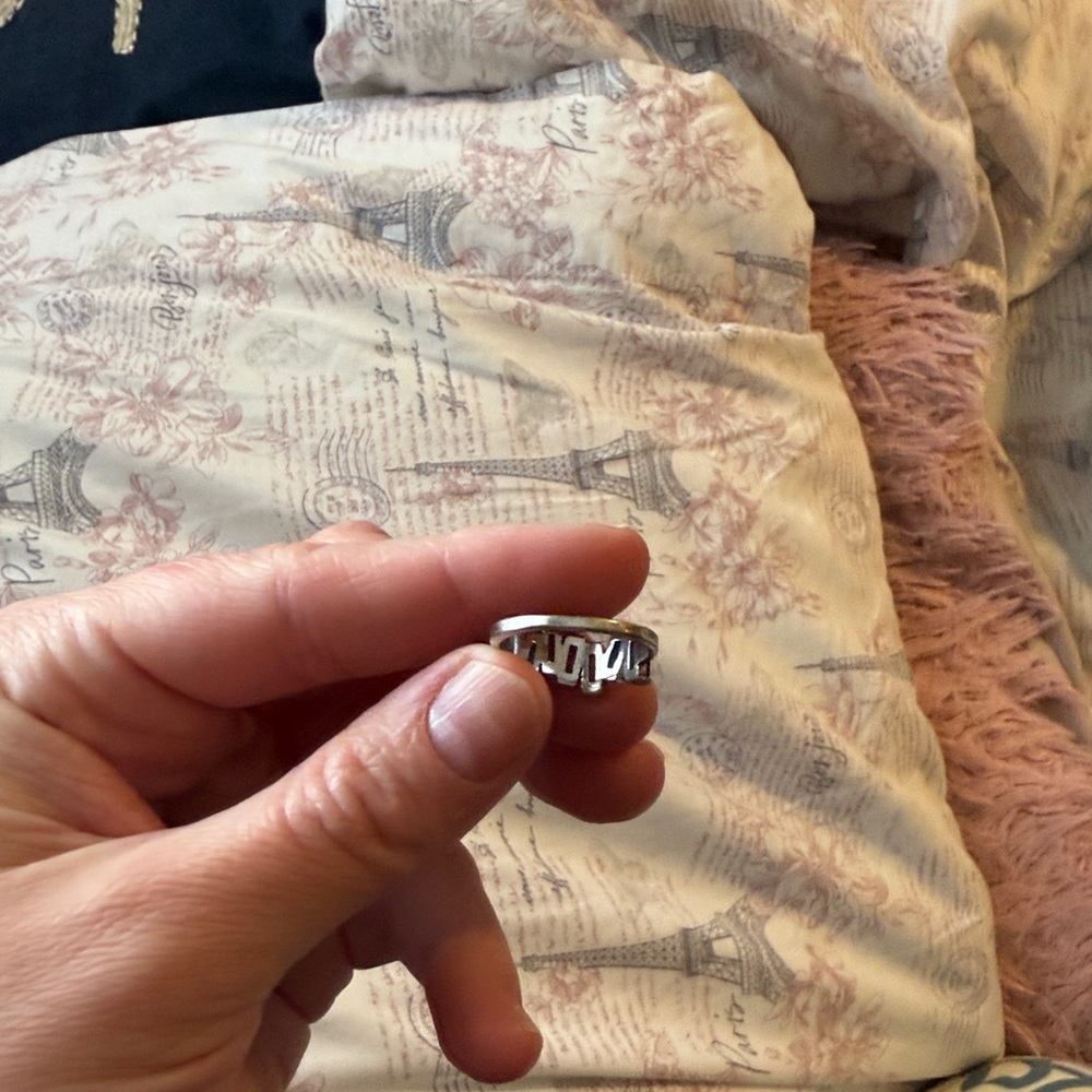 Blue Gemstone Silver Ring - image 3